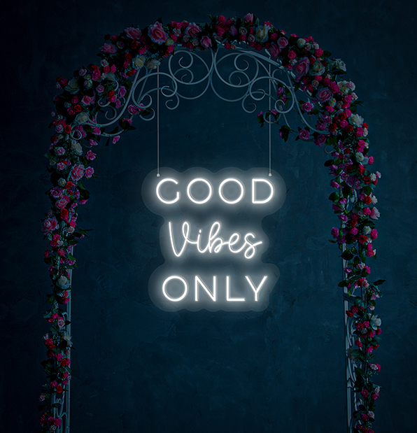 Good Vibes Only Neon Sign