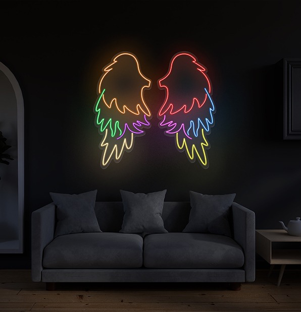 Angel Wings Flomo Sign