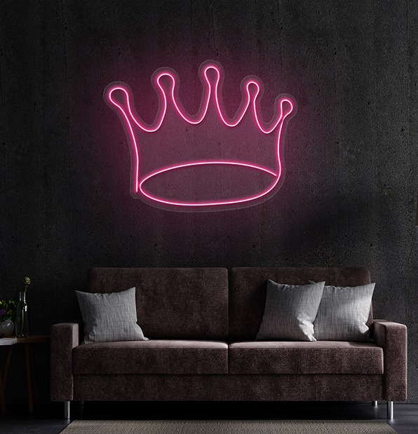 Crown Neon Light Sign