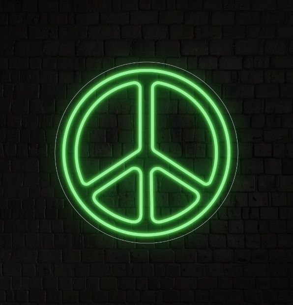 Peace Neon Sign