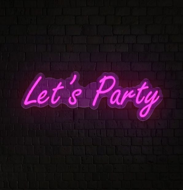 Lets Party Neon Sign