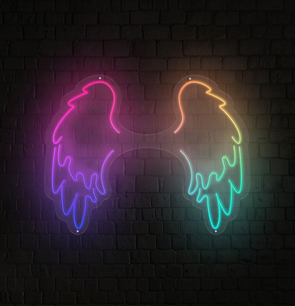 Angel Wings Flomo Sign