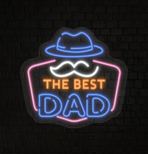 Best Dad Ever Neon Sign