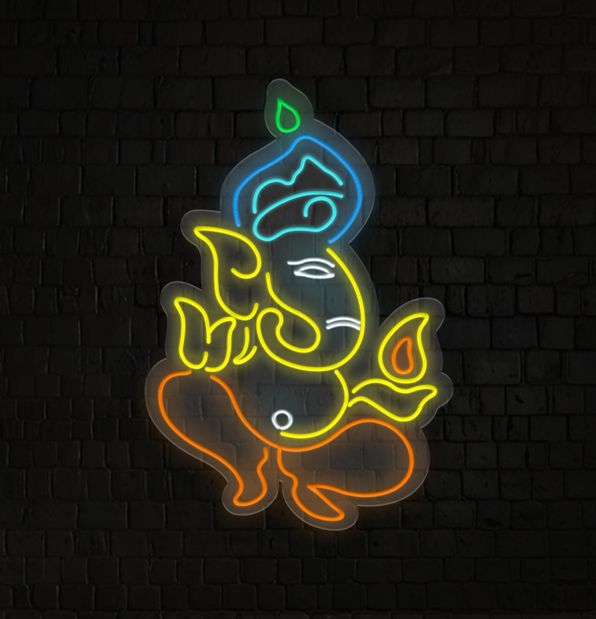 Shree Ganesha neon sign