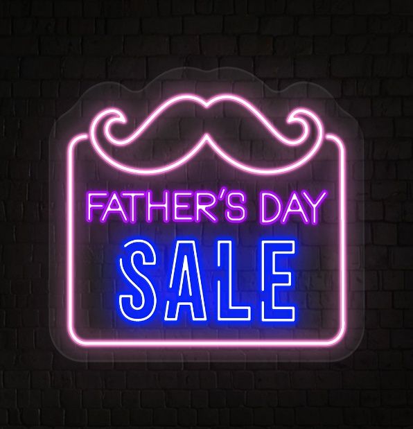 Father's Day Sale Neon Sign