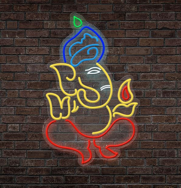 Ganesh ji Neon Sign light