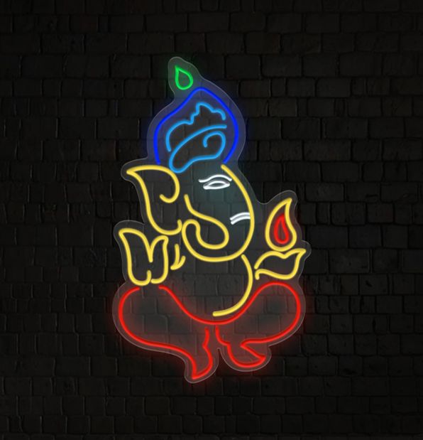 Ganesh ji Neon Sign light