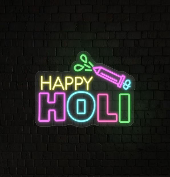 Holi Neon Sign