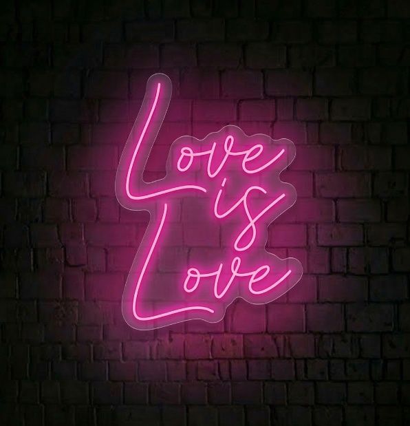 Love is Love Light up Sign