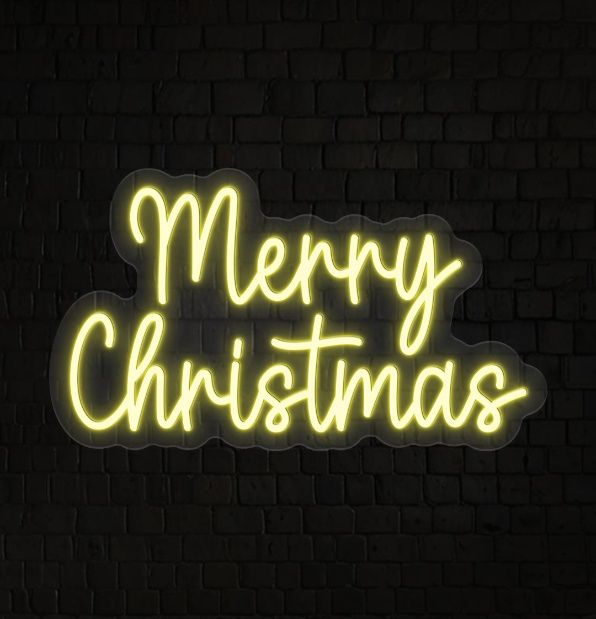 Merry Christmas Neon Sign