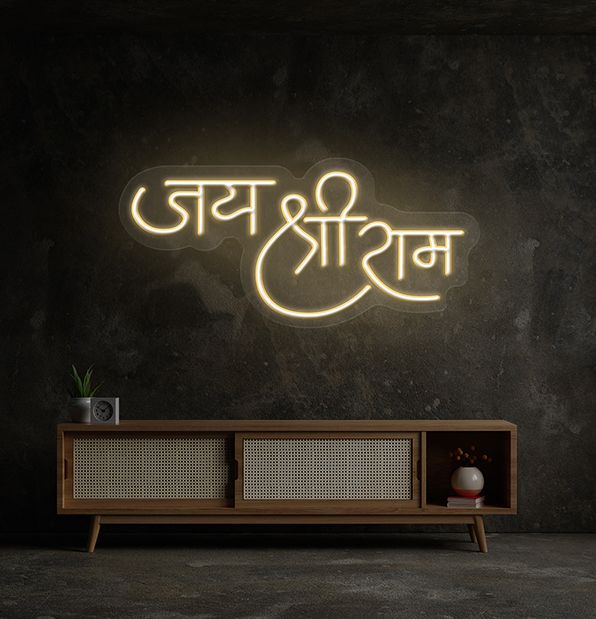 Shree ram Neon Sign Lights