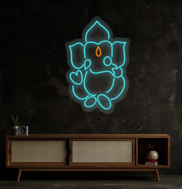 Ganesh Neon Light Led Light Sign for Room