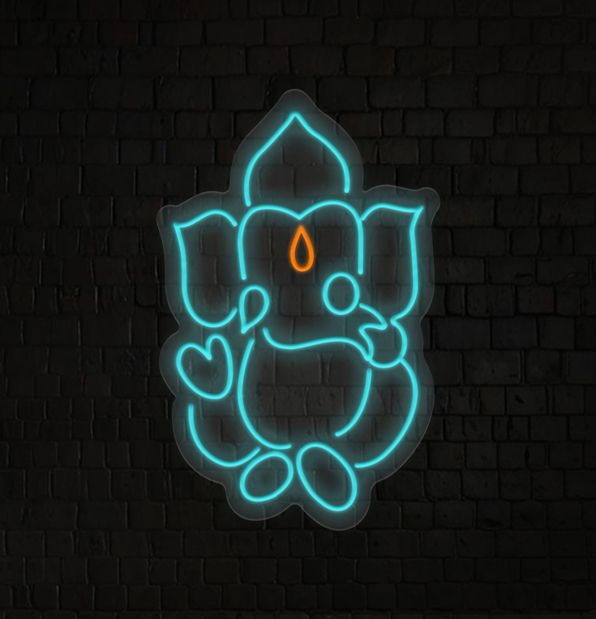 Ganesh Neon Light Led Light Sign for Room