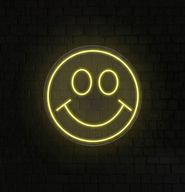 Smiley Neon Light Sign
