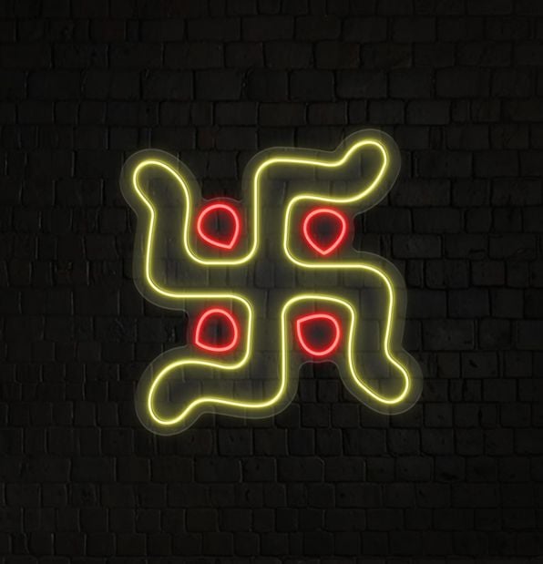 Swastik Neon Sign