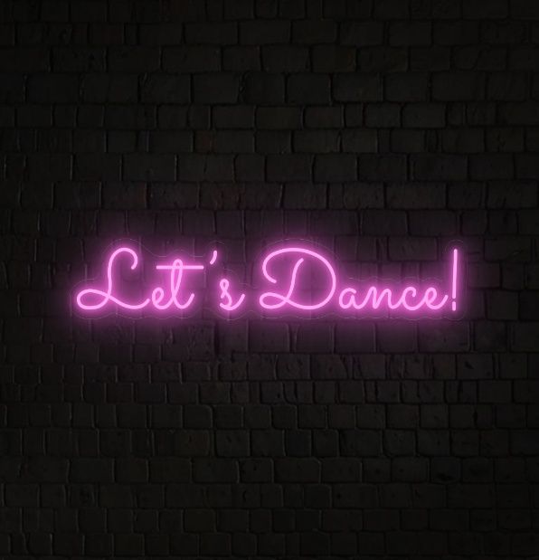 Let's Dance LED Neon Sign