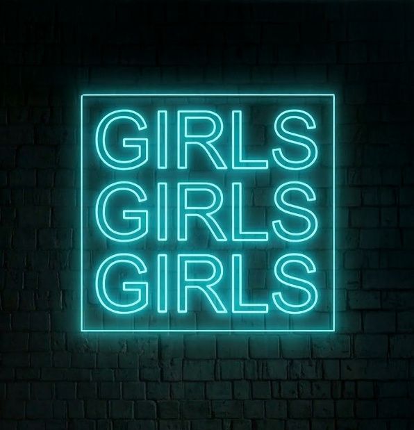 Girls Girls Girls Neon Sign