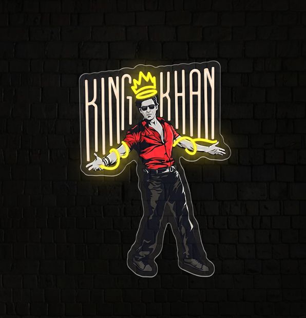 King Khan LED Neon Acrylic Artwork