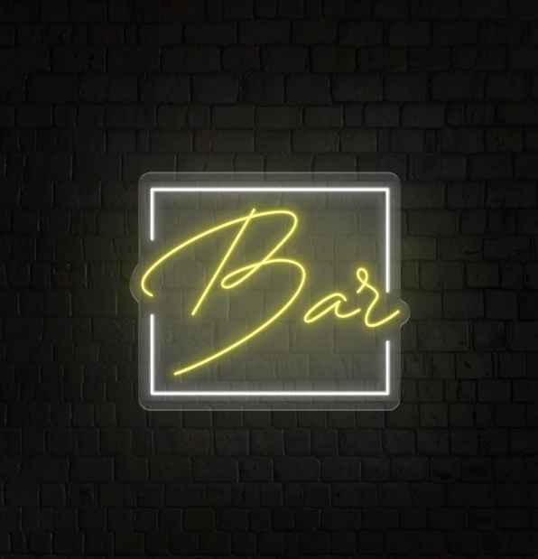 Freestanding Neon Bar Light