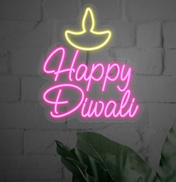 Happy Diwali Neon Sign