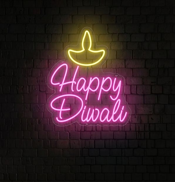 Happy Diwali Neon Sign