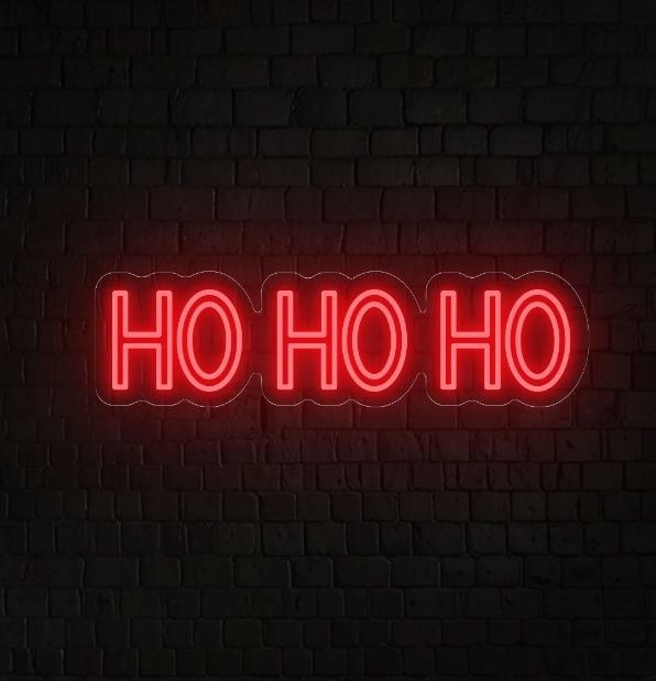 Ho Ho Ho Neon Light Sign