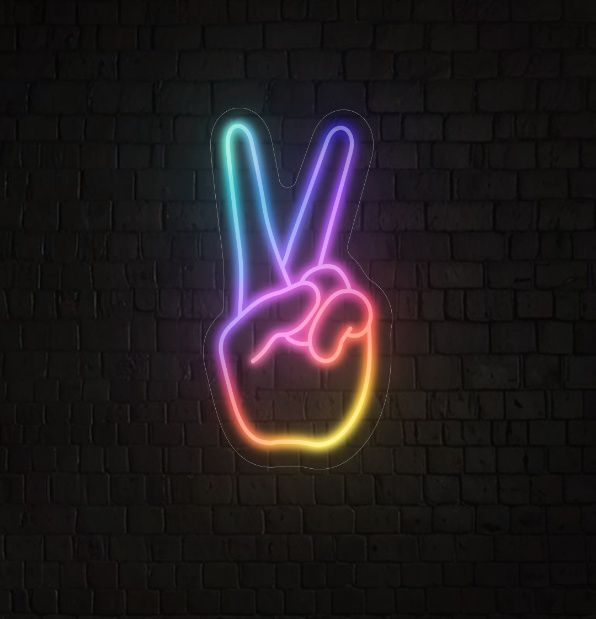 Peace Flow-Mo Sign