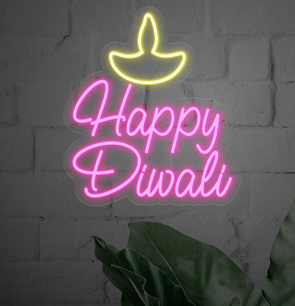 Happy Diwali Neon Sign