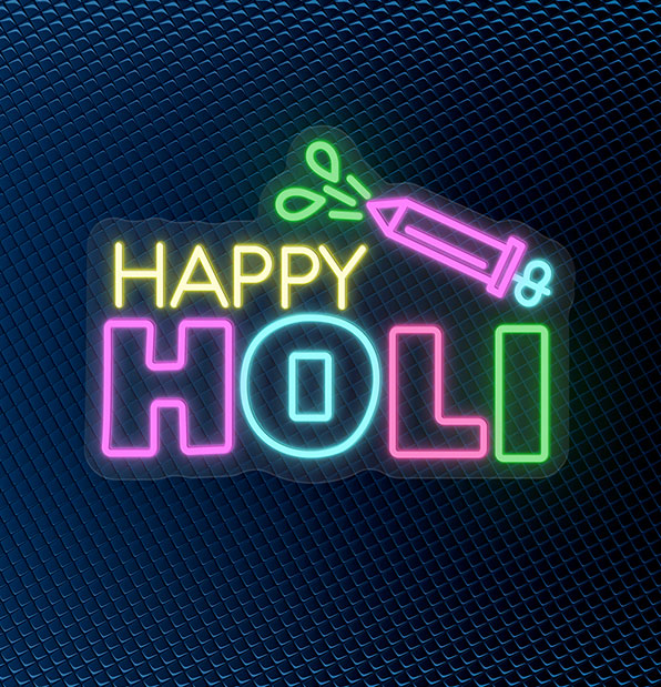 Holi Neon Sign