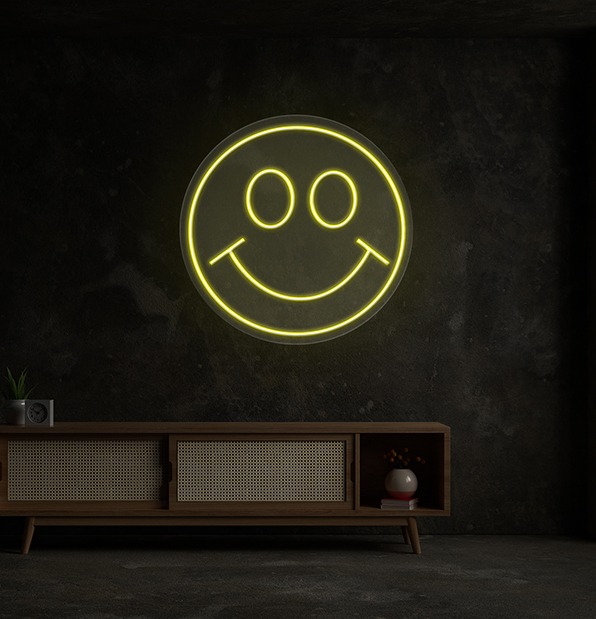 Smiley Neon Light Sign