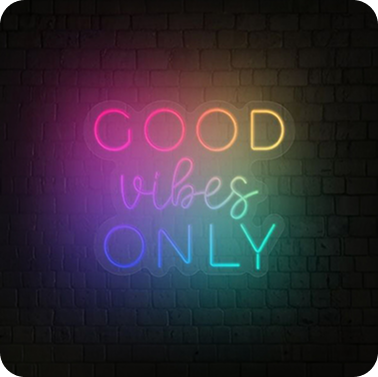 Top Selling - Good Vibes Only Flow-Mo Sign