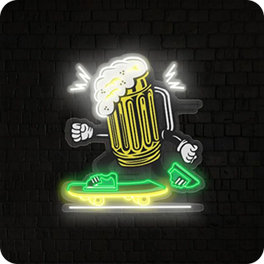 Top Selling - Skateboarder's Brew Neon Sign