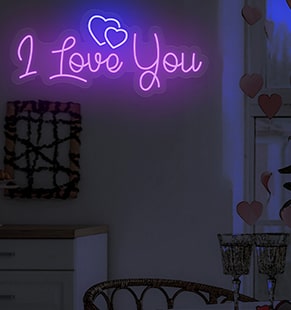 I Love You Neon Light