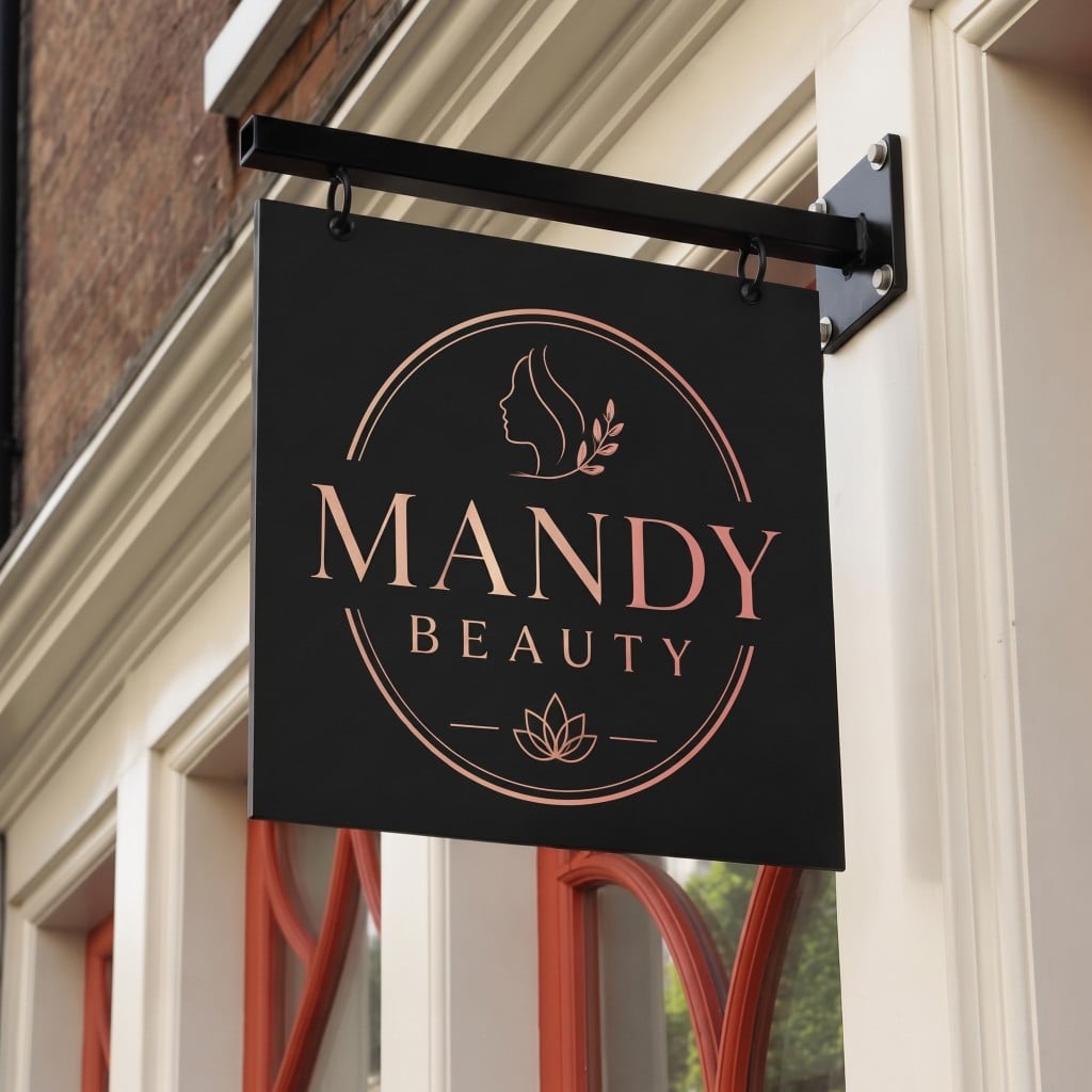 Salon Metal Sign Salon Metal Sign
